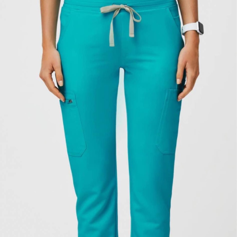 Teal figs scrub pants